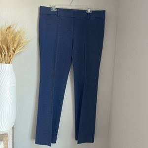 LOFT Women's Navy Blue Marisa Trousers - Size 14